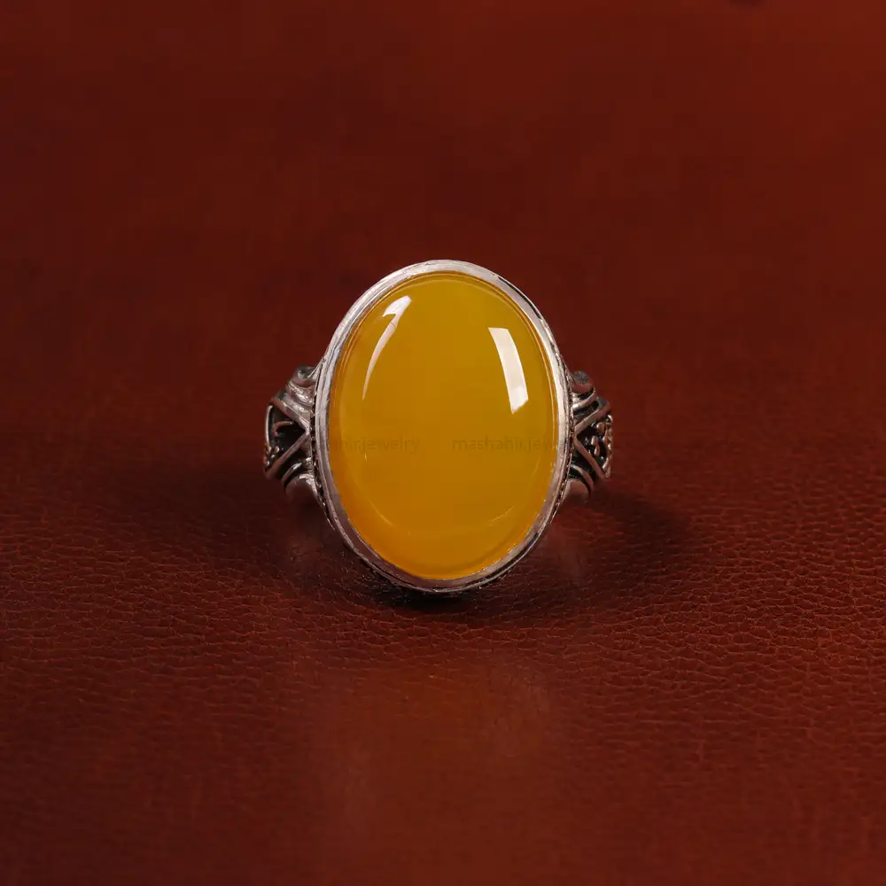 انگشتر شرف الشمس مردانه کد 23822