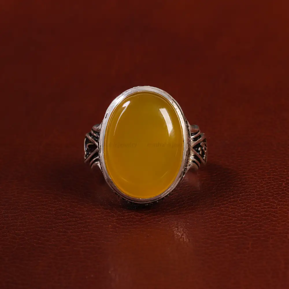 انگشتر شرف الشمس مردانه کد 23823