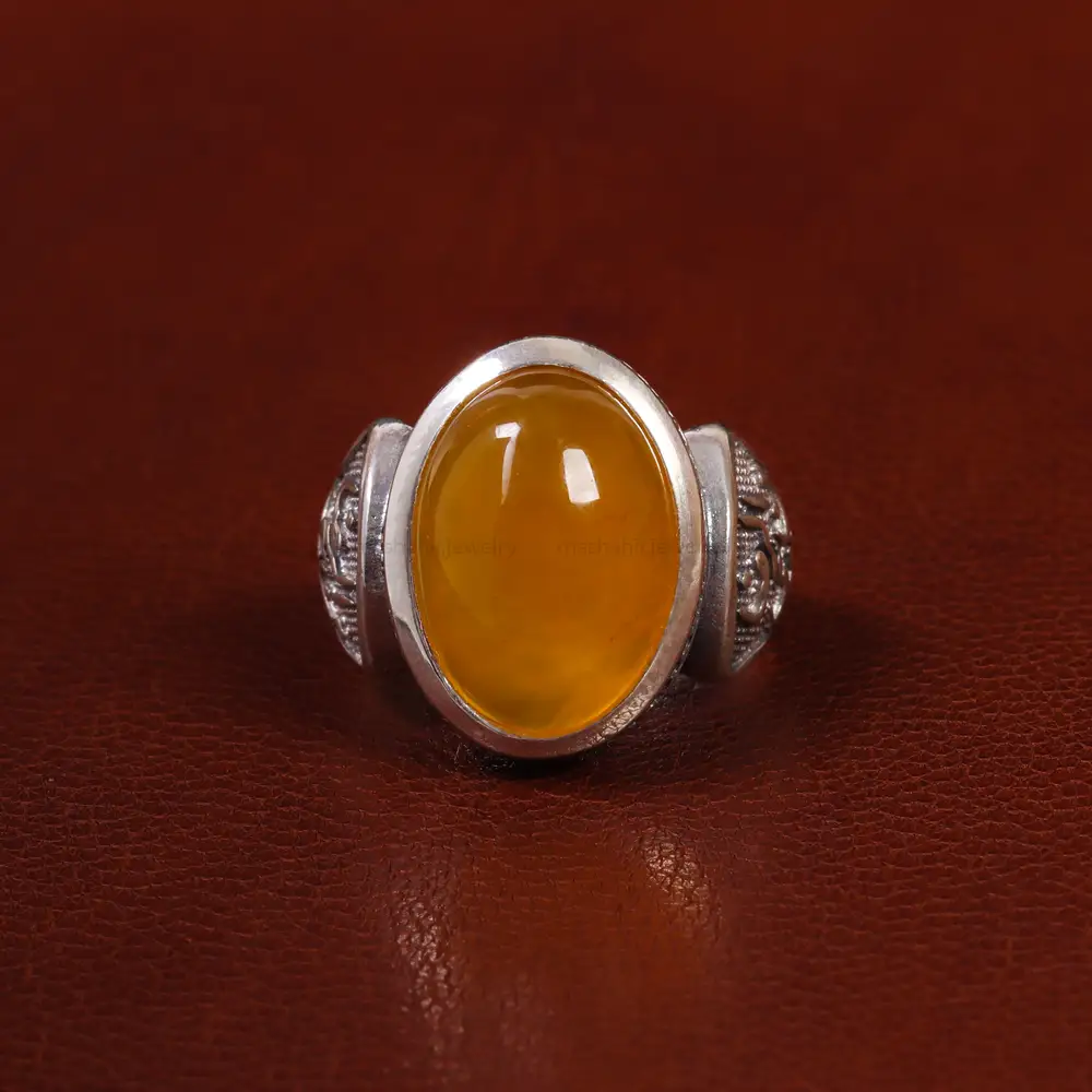 انگشتر شرف الشمس مردانه کد 23835