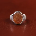 انگشتر عقیق یمن مردانه کد 23839