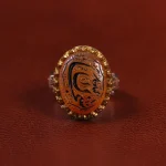 انگشتر عقیق یمن مردانه کد 23840