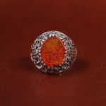 انگشتر عقیق یمن مردانه کد 23845