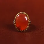 انگشتر عقیق یمن مردانه کد 23864