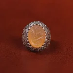 انگشتر عقیق یمن مردانه کد 23868