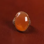 انگشتر عقیق یمن مردانه کد 23869