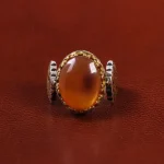 انگشتر عقیق یمن مردانه کد 23870
