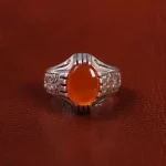 انگشتر عقیق یمن مردانه کد 23871