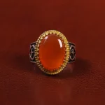 انگشتر عقیق یمن مردانه کد 23873