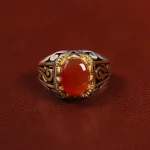 انگشتر عقیق یمن مردانه کد 23875