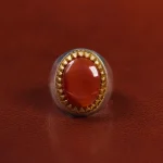 انگشتر عقیق یمن مردانه کد 23894