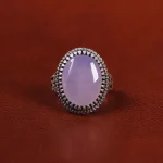 انگشتر عقیق سوسنی مردانه کد 23901