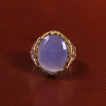 انگشتر عقیق سوسنی مردانه کد 23907