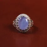 انگشتر عقیق سوسنی مردانه کد 23910