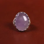 انگشتر عقیق سوسنی مردانه کد 23912