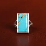 انگشتر فیروزه شجری مردانه کد 23933