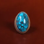 انگشتر فیروزه شجری مردانه کد 23937