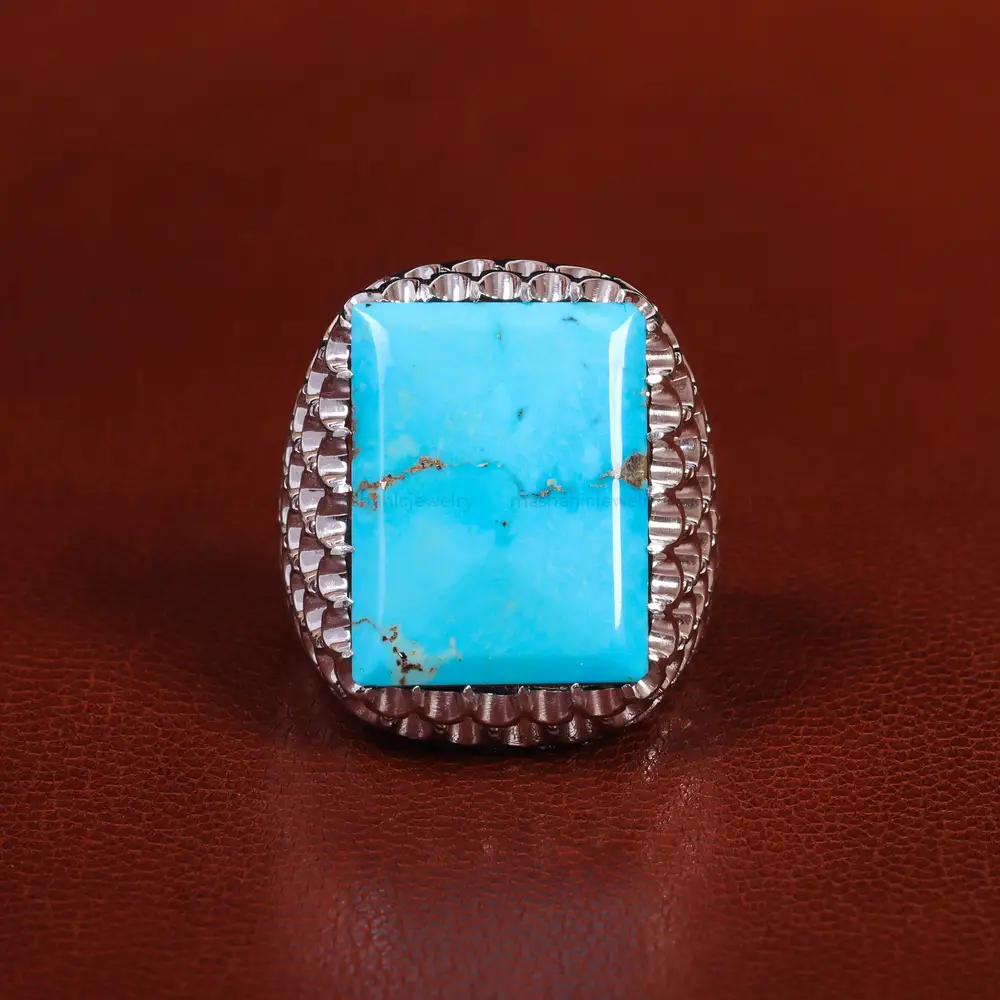 Men's Shajari Turquoise Ring 23942