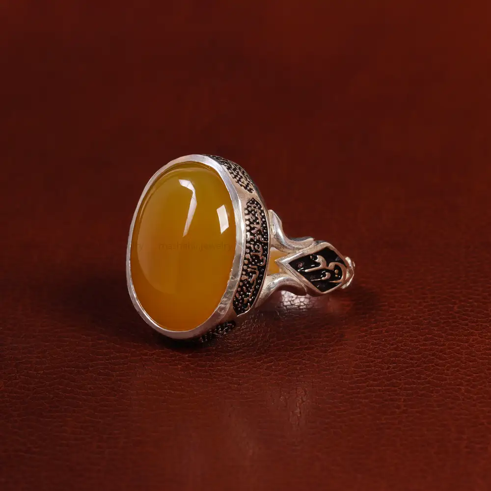 انگشتر شرف الشمس مردانه کد 23819