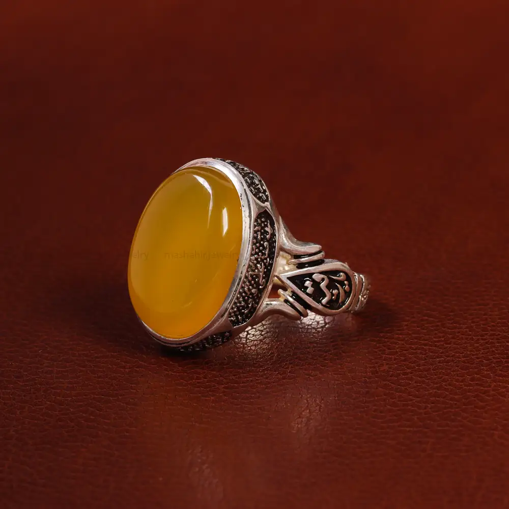 انگشتر شرف الشمس مردانه کد 23823