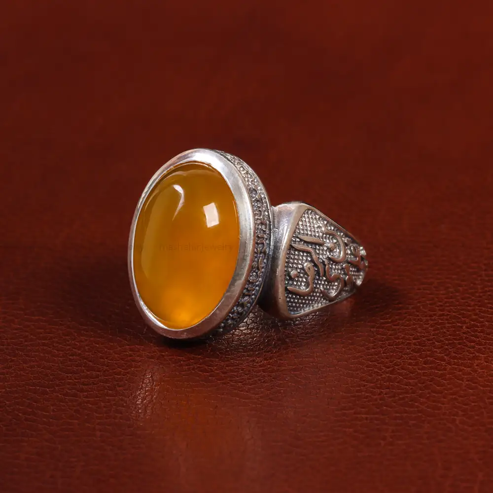 انگشتر شرف الشمس مردانه کد 23835