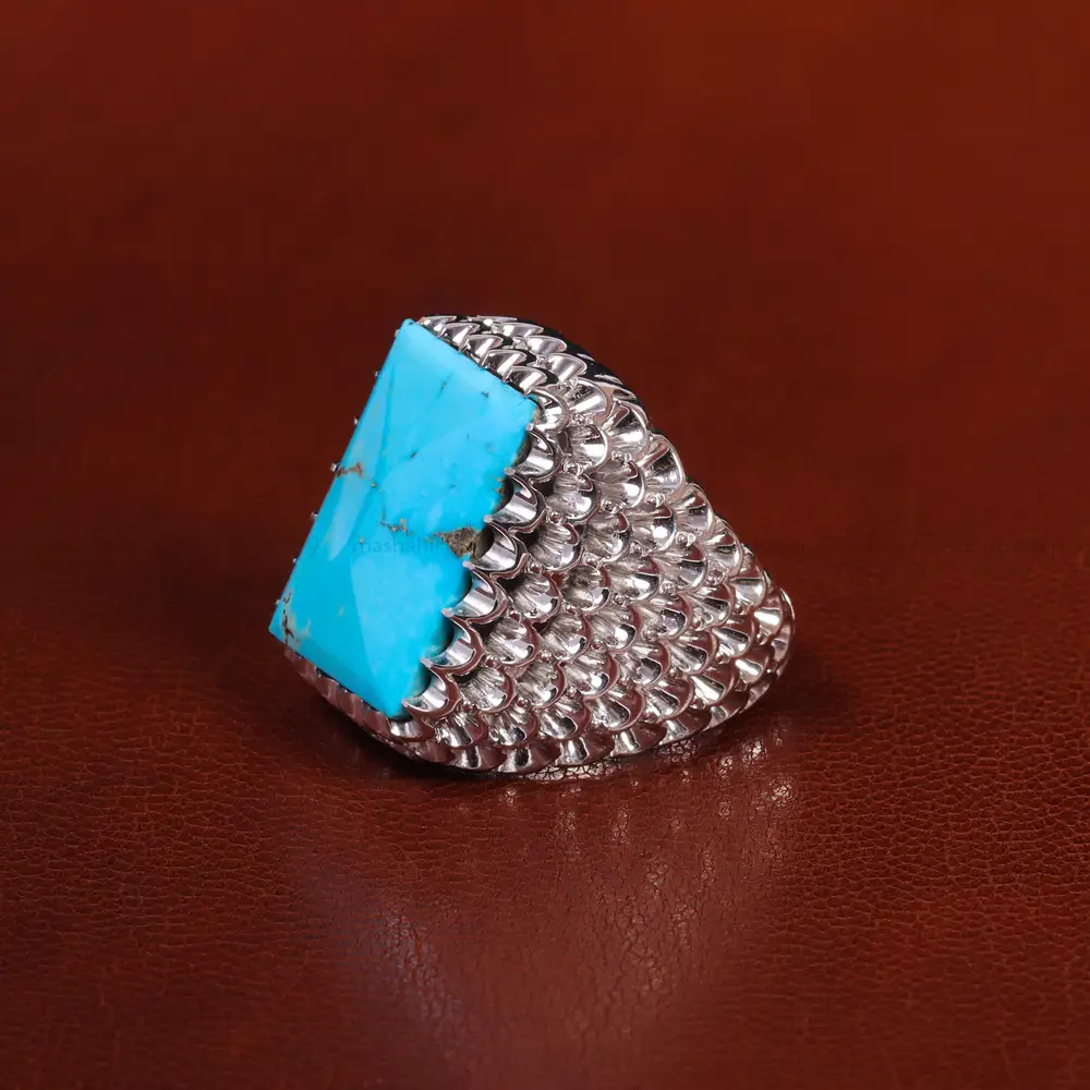 Men's Shajari Turquoise Ring 23942