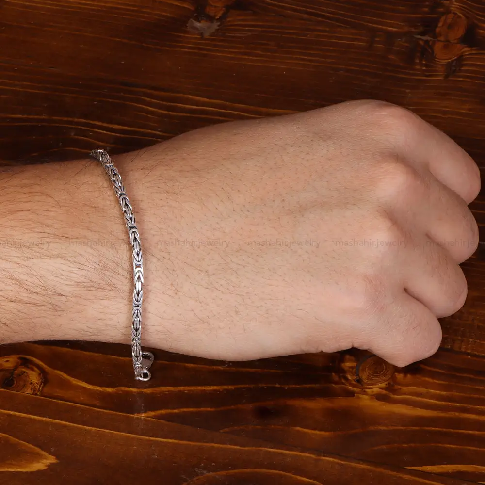 زنجیر نقره کد 23966