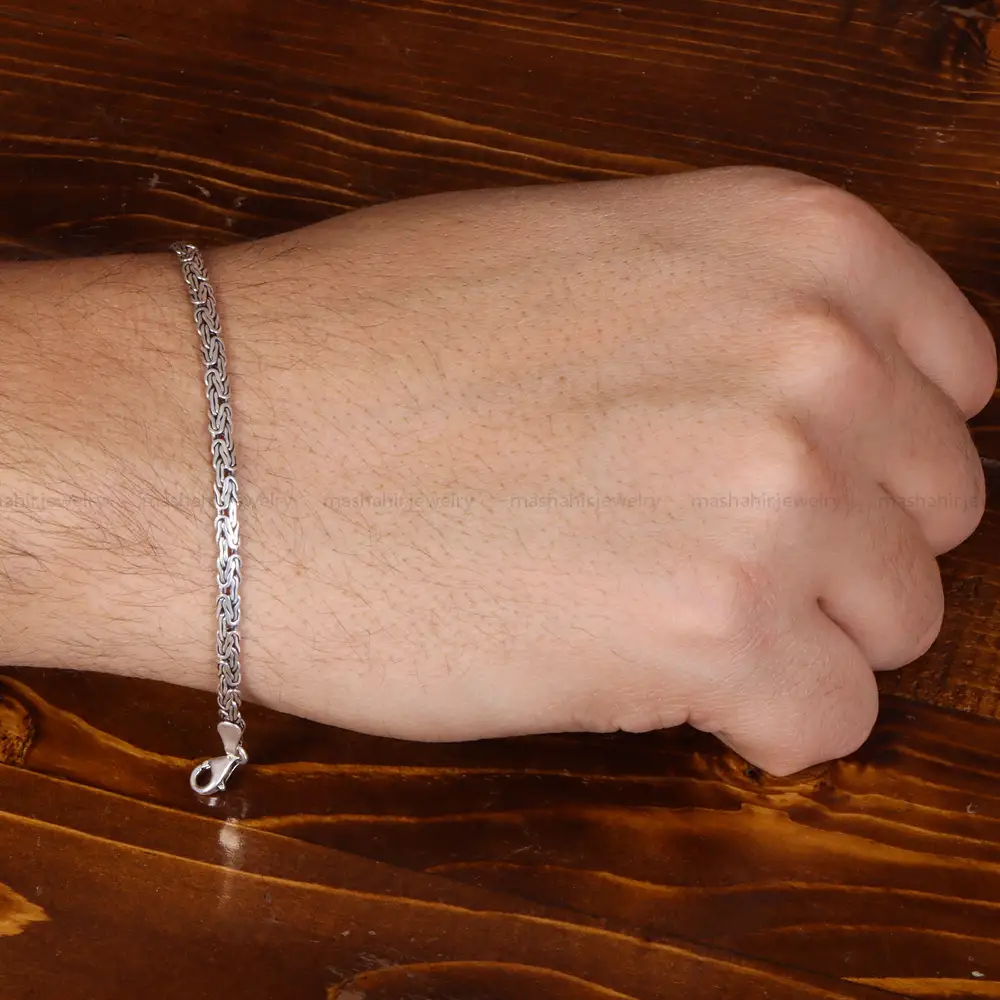 زنجیر نقره کد 23968