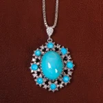 گردنبند فیروزه شجری کد 23262