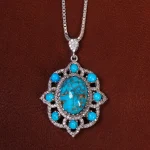 گردنبند فیروزه شجری کد 23266