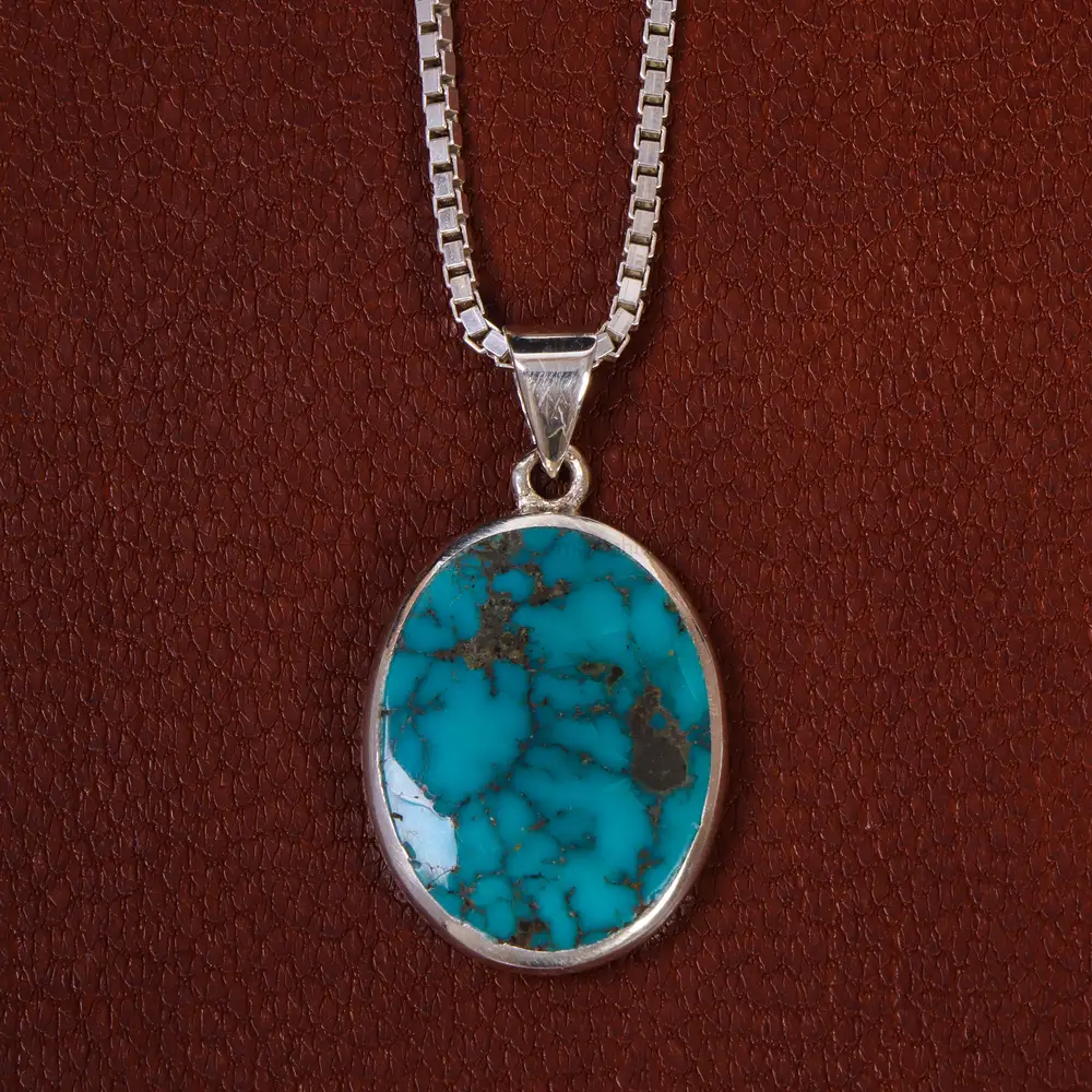 گردنبند فیروزه شجری کد 23279