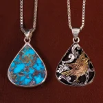 گردنبند فیروزه شجری کد 23973