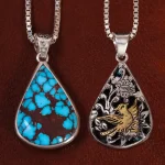 گردنبند فیروزه شجری کد 23974