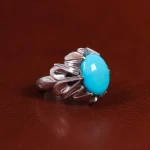 انگشتر فیروزه عجمی مردانه کد 24038