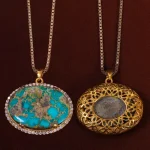 گردنبند فیروزه شجری کد 24254