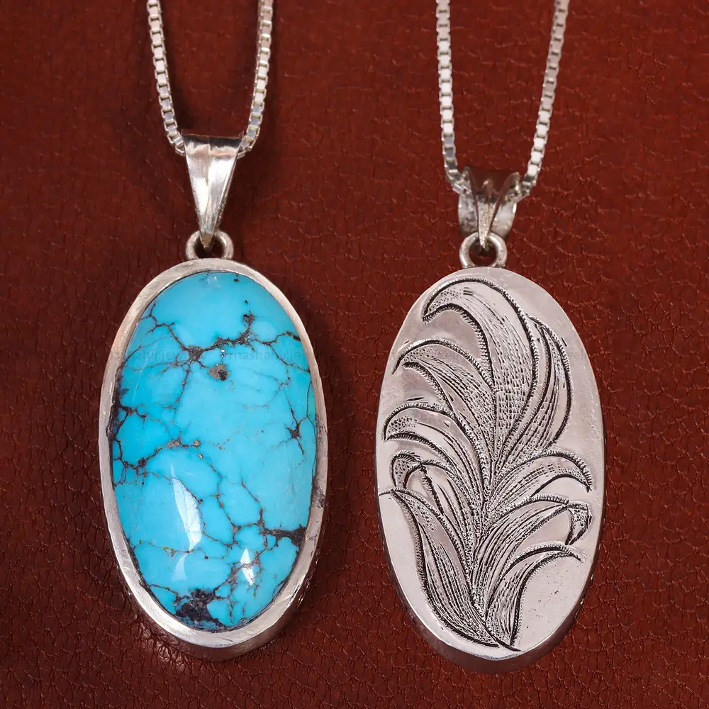 گردنبند فیروزه شجری کد 24256