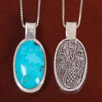 گردنبند فیروزه شجری کد 24258