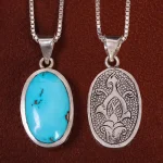 گردنبند فیروزه شجری کد 24271