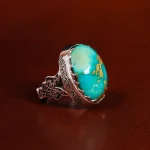 انگشتر فیروزه شجری مردانه کد 24276