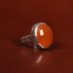 انگشتر عقیق یمن مردانه کد 24312