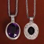 گردنبند آمیتیست اسپرت کد 24353