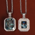 گردنبند موزانایت کد 24354