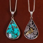 گردنبند فیروزه شجری کد 24439