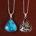 گردنبند فیروزه شجری کد 24444