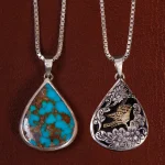 گردنبند فیروزه شجری کد 24448