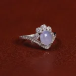 انگشتر عقیق زنانه سوسنی کد 24504