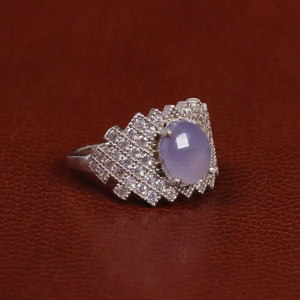 انگشتر عقیق زنانه سوسنی کد 24510