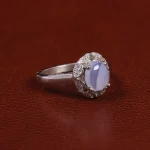 انگشتر عقیق زنانه سوسنی کد 24514