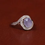 انگشتر عقیق زنانه سوسنی کد 24518