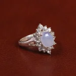 انگشتر عقیق زنانه سوسنی کد 24522