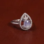 انگشتر عقیق زنانه سوسنی کد 24524